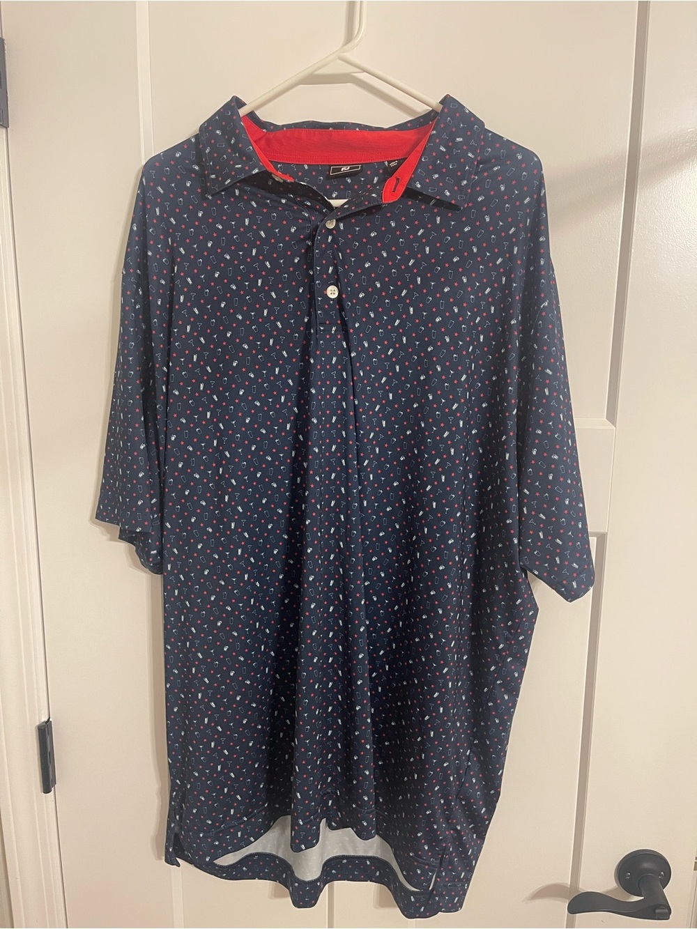 FootJoy Star Cocktail Lisle Golf Polo Size 2XL